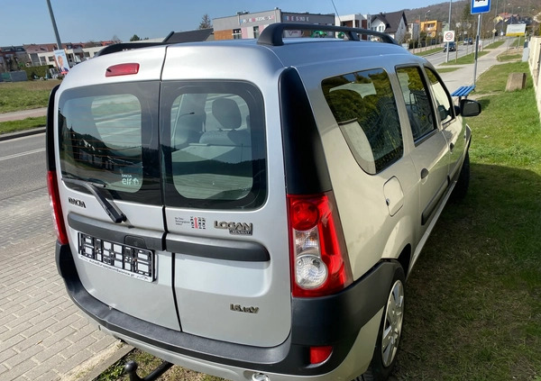 Dacia Logan cena 11800 przebieg: 181000, rok produkcji 2008 z Wejherowo małe 529